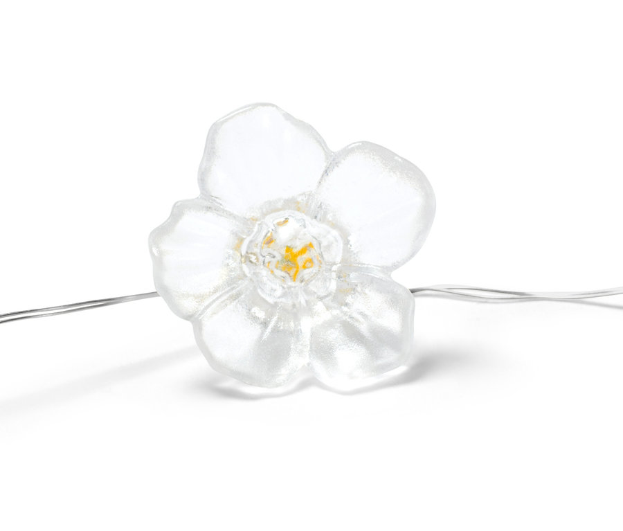 Çiçekli LED Işık Zinciri'nin yakın çekimi