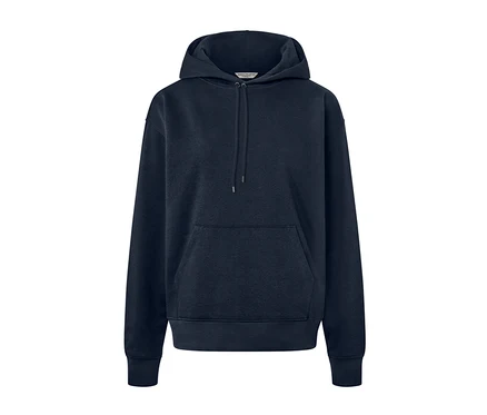 Lacivert kapüşonlu sweatshirt