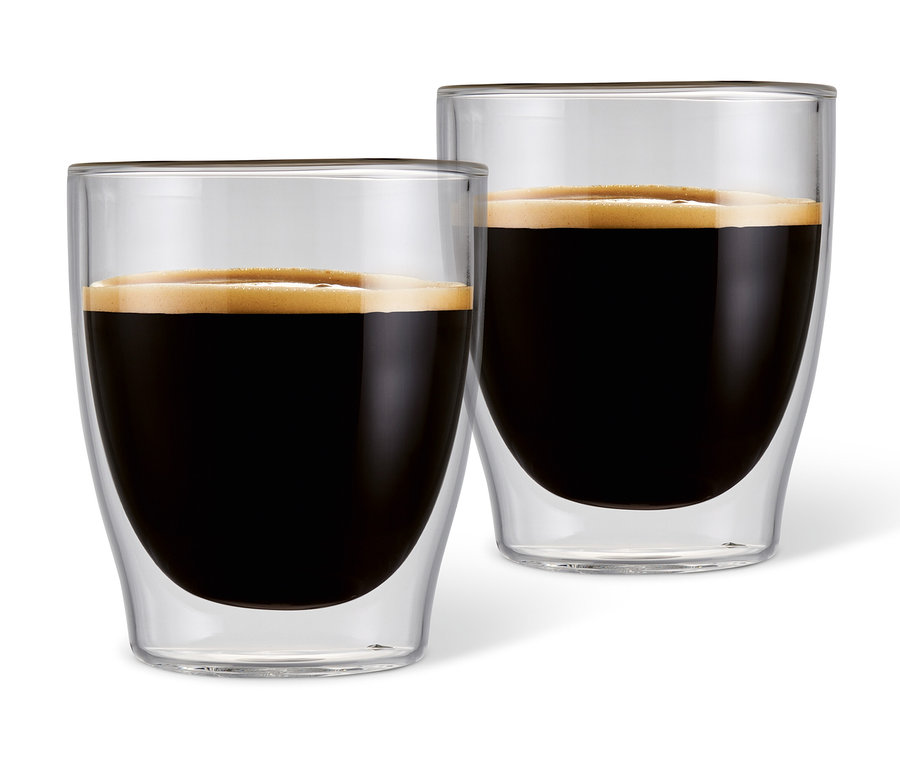 2 Adet Çift Cidarlı Espresso Bardağı