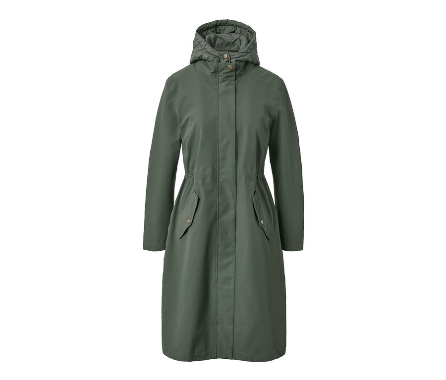 Haki renkli 2'si 1 Arada Outdoor Parka