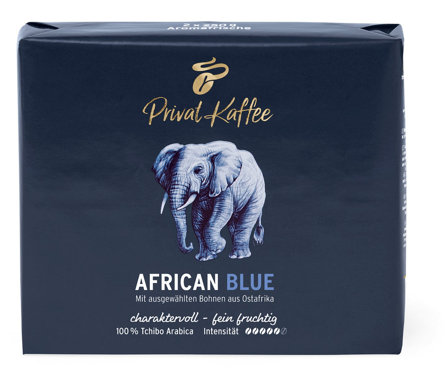 Privat Kaffee African Blue - 2 x 250 g Öğütülmüş