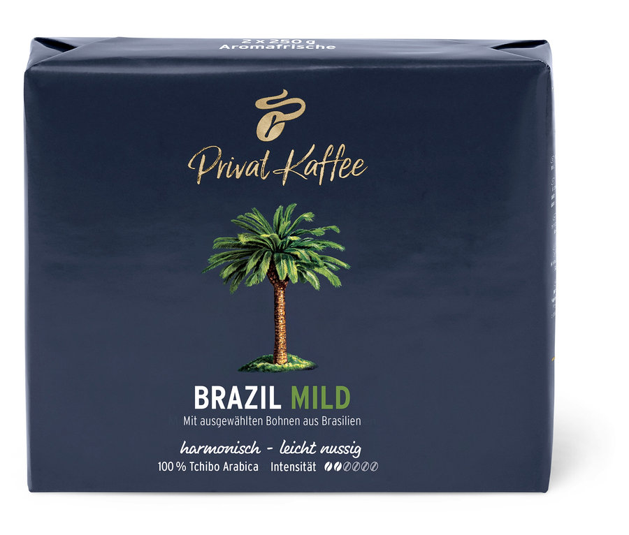 Privat Kaffee Brazil Mild Öğütülmüş Filtre Kahve 2x250g