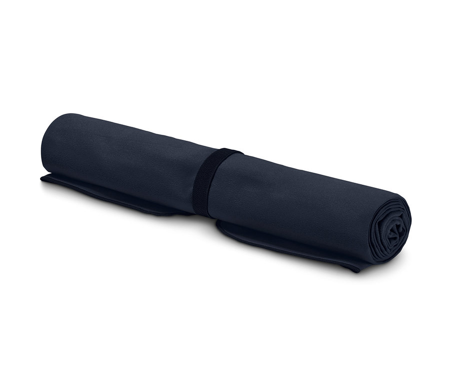 Siyah şeritli, rulo halinde XL Outdoor Banyo Havlusu, yakl. 100 x 180 cm.