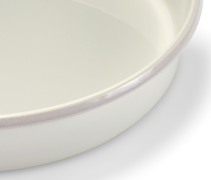 Emaye tart kalıbı detayı.