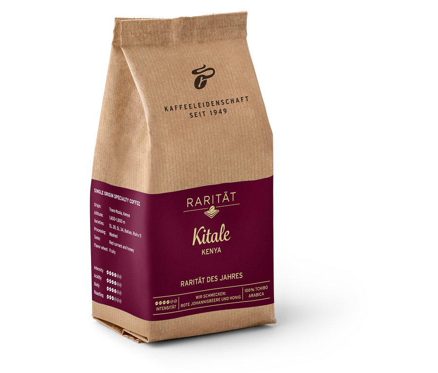 Bir paket Rarität Kahve »Kitale Kenya«.