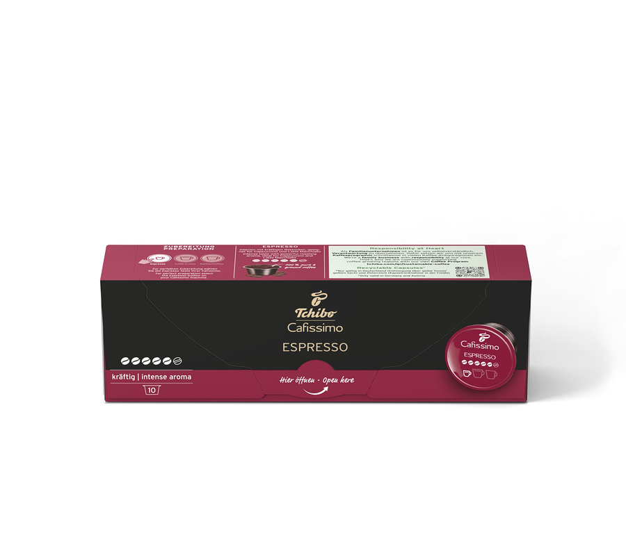 Bir paket Cafissimo Espresso kräftig.