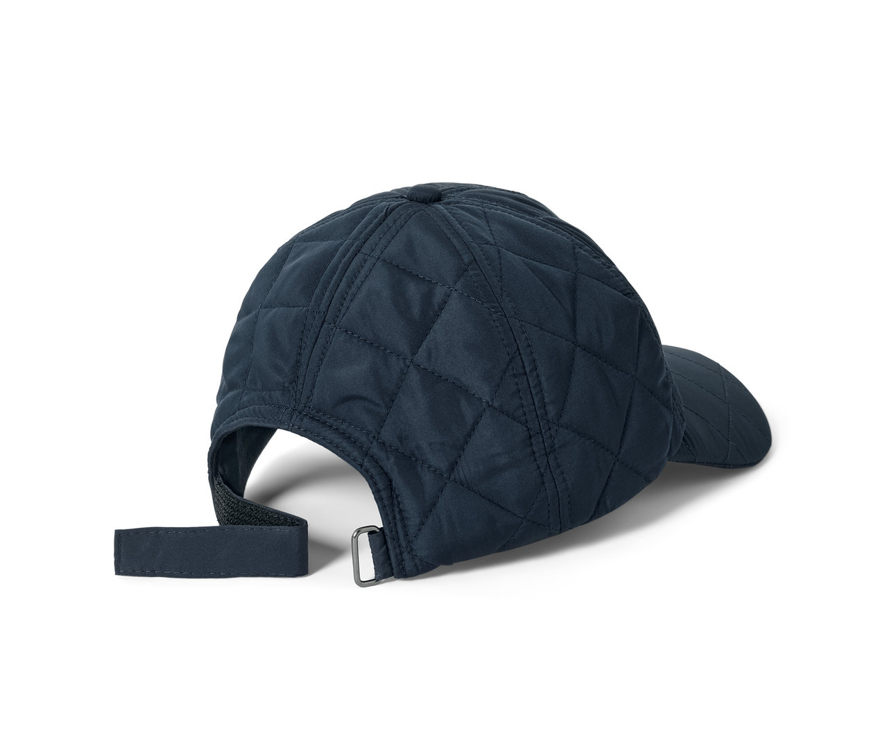 Beyaz arka plan üzerinde kapitone şapka detayı