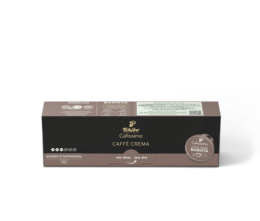 Cafissimo BARISTA Caffè Crema kapsül paketi.
