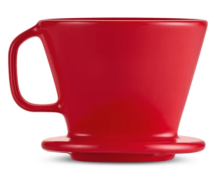 Kırmızı, No. 101 filtre kahve aparatı.