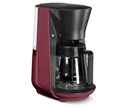 »Let's Brew« Filtre Kahve Makinesi, Berry renginin yakın çekim detayı. Detaylı görünüm.
