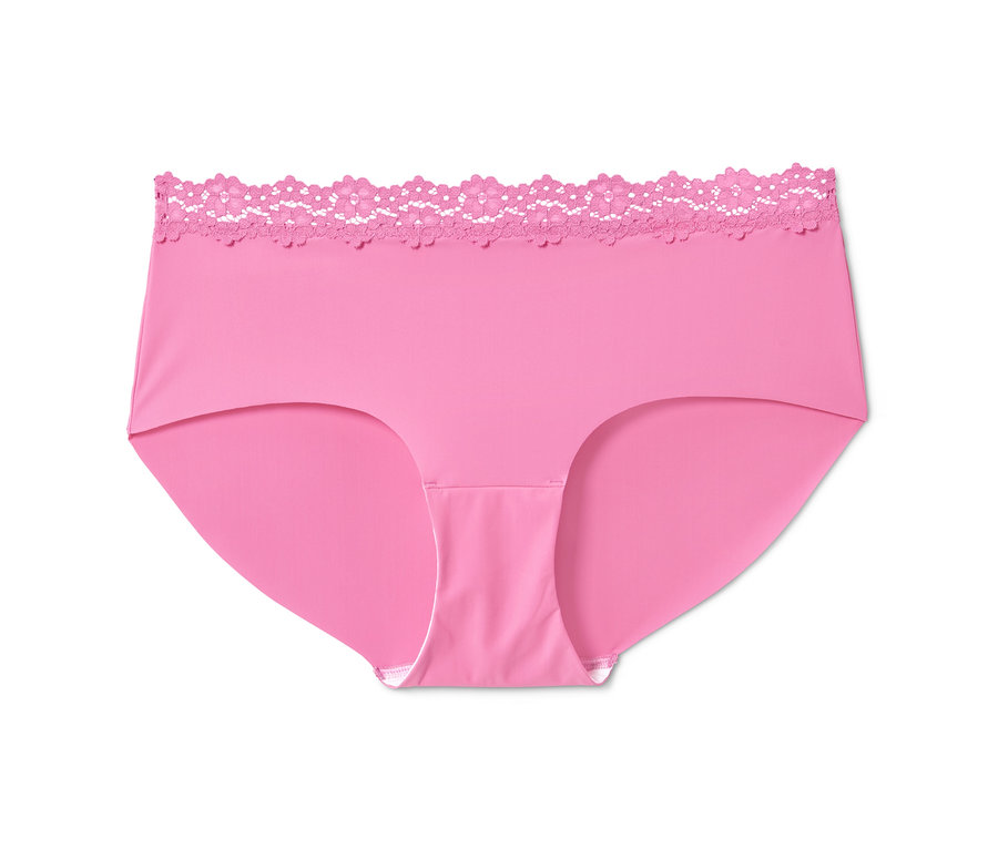 Beyaz dantelli pembe Magic Cut külot.