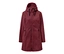 Şarap kırmızısı kapüşonlu softshell palto