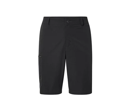 Siyah softshell fonksiyonel şort