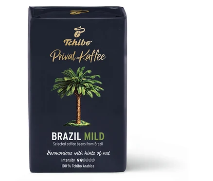 Bir paket Privat Kaffee Brazil Mild.