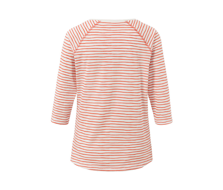 3/4 Kollu Çizgili Tişört.