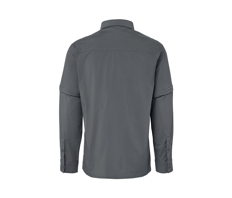 Arkadan gri outdoor gömlek