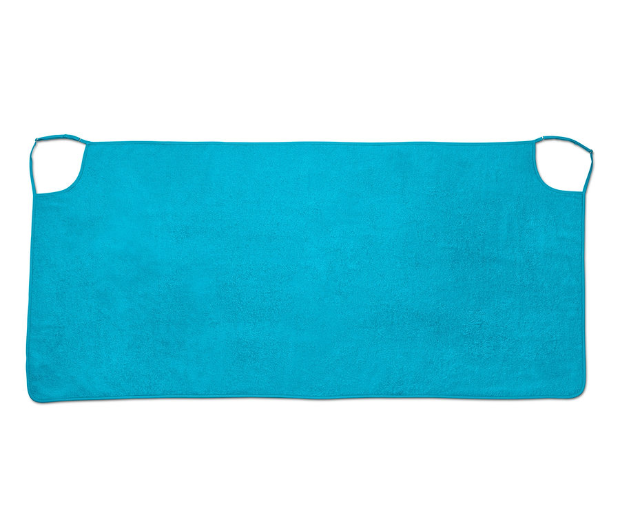 Turkuaz havlu elbise.