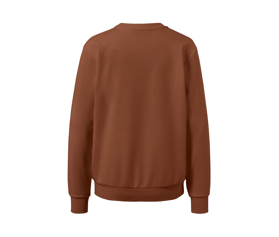 Kahverengi sweatshirt.