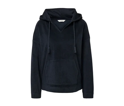 Lacivert Havlu Hoodie