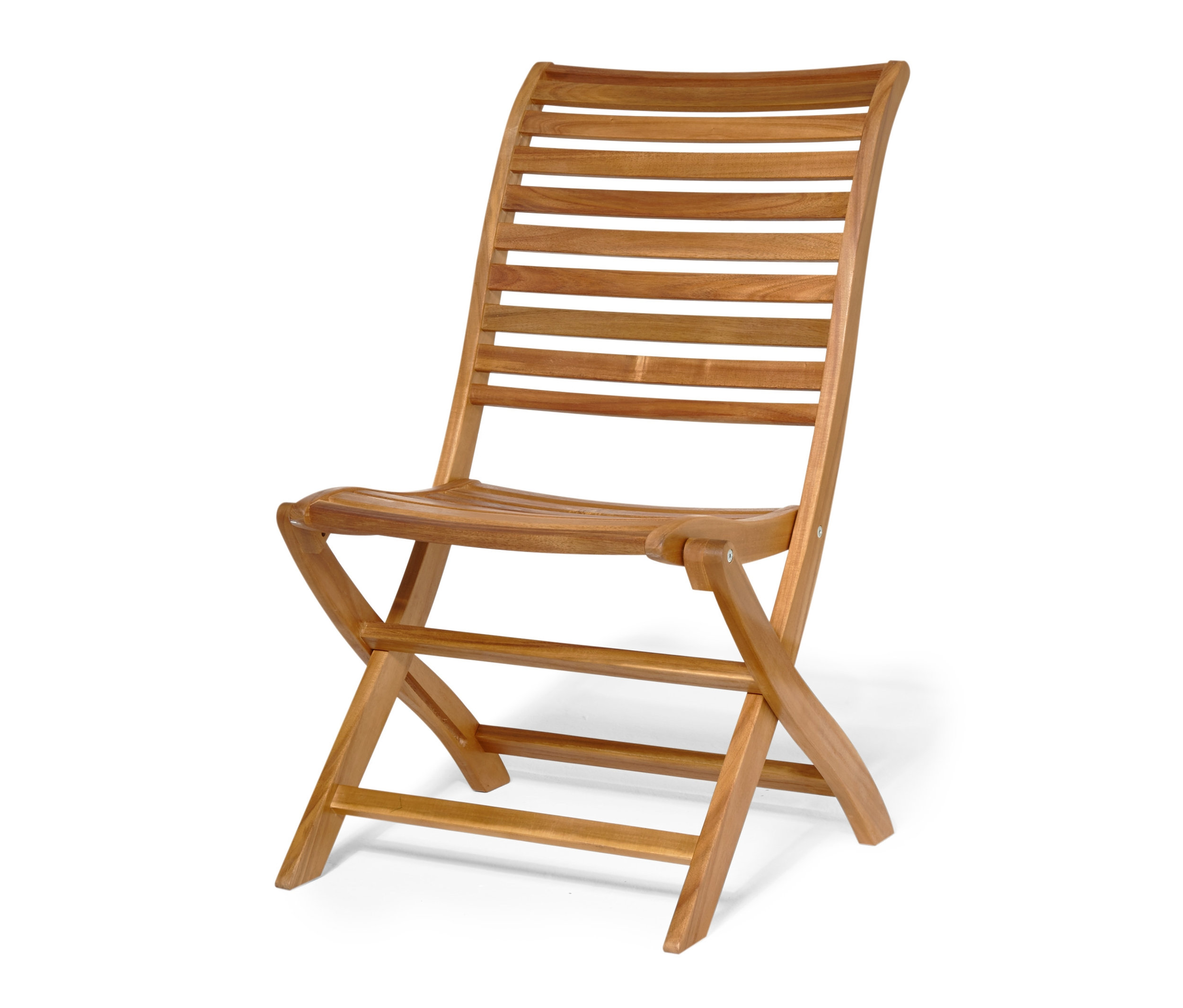 Ahşap katlanır sandalye.