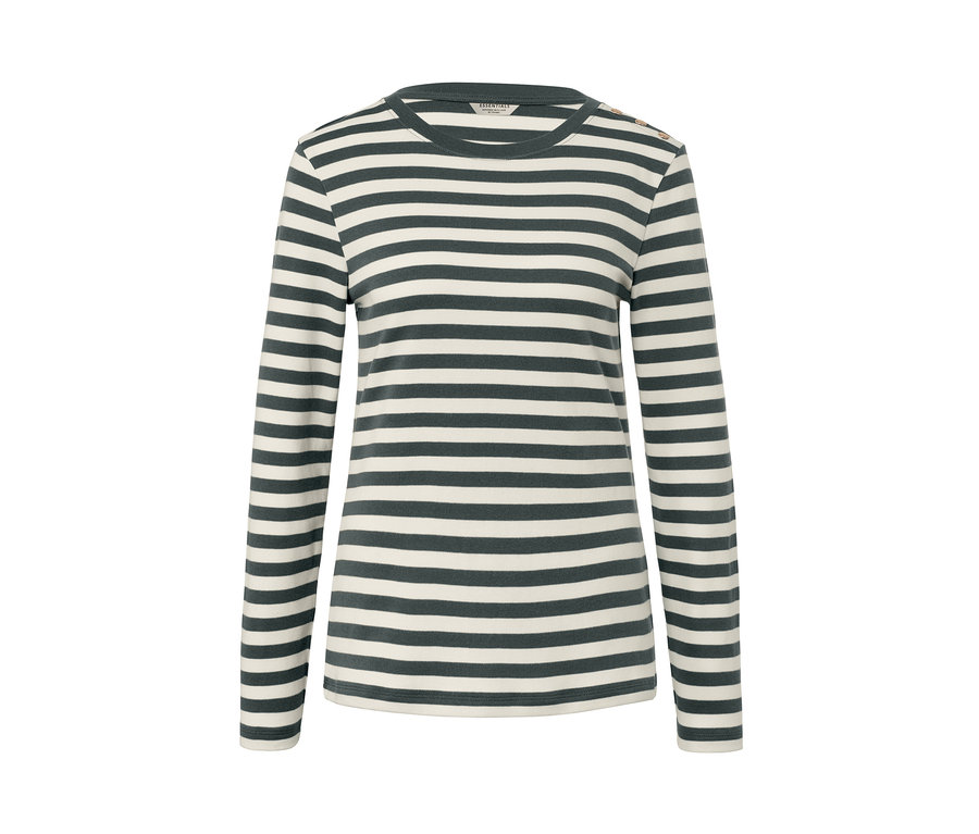 Uzun Kollu Çizgili Tişört.