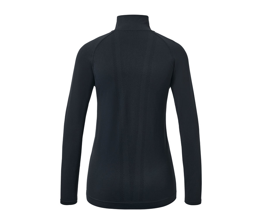 Uzun kollu, lacivert, seamless antrenman üstü.