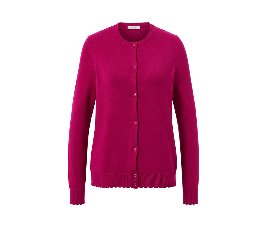 Dalgalı Kenarlı İnce Örgü Hırka