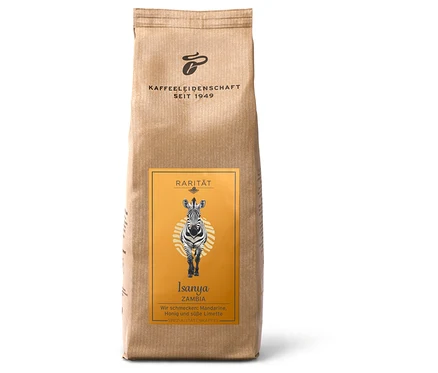 Bir paket Nadir "Isanya Zambia" kahve kutusu dahil - 500 g çekirdek kahve.