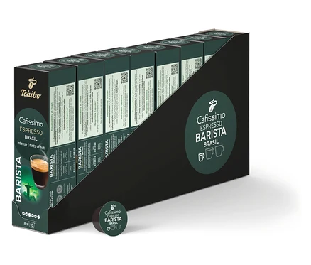 Bir dizi Espresso Brasil – 80 Kapsül paketleri.