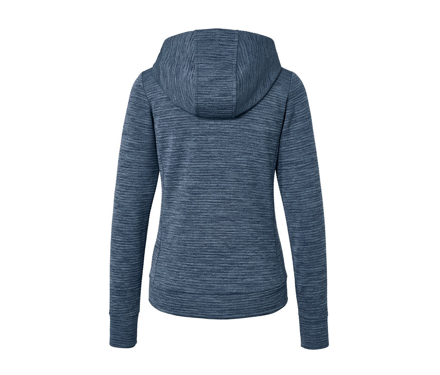 Lacivert kapüşonlu ceket arka görünümü