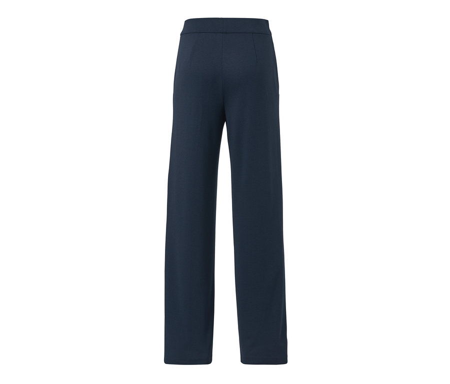 Lacivert konforlu jersey pantolon.