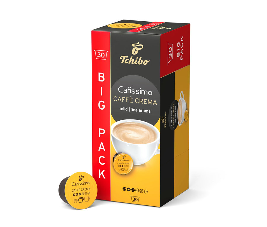 30 kapsüllük Cafissimo Caffè Crema mild paketi