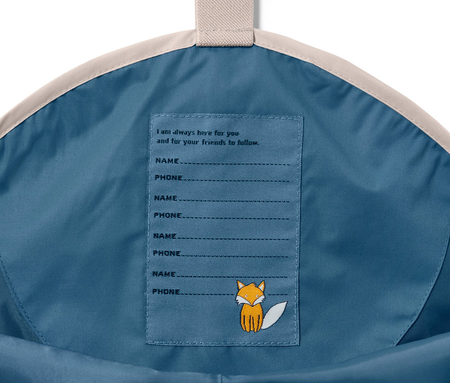 Mavi küçük çocuk yağmur pantolonu