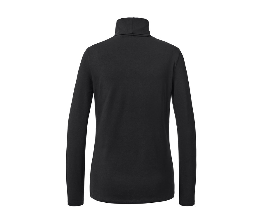 Siyah balıkçı yaka tişört.