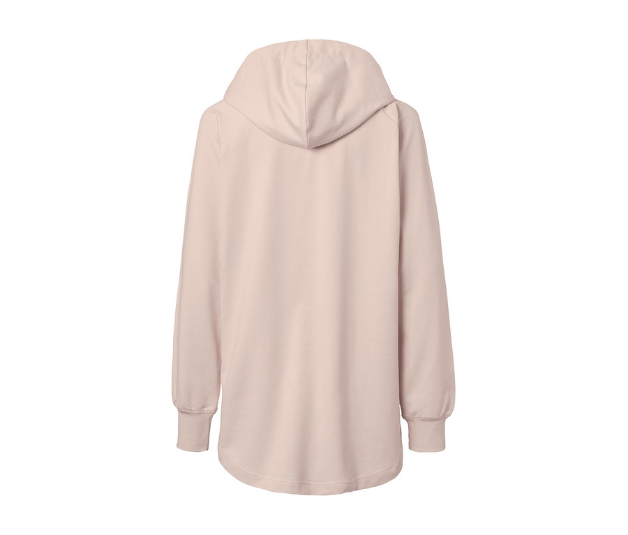 Rahat Kapüşonlu Sweatshirt'ün arka görünümü.