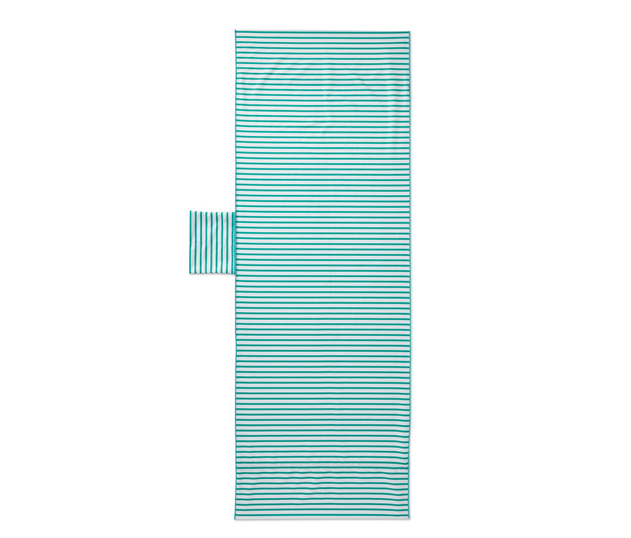 Çizgili outdoor havlu.