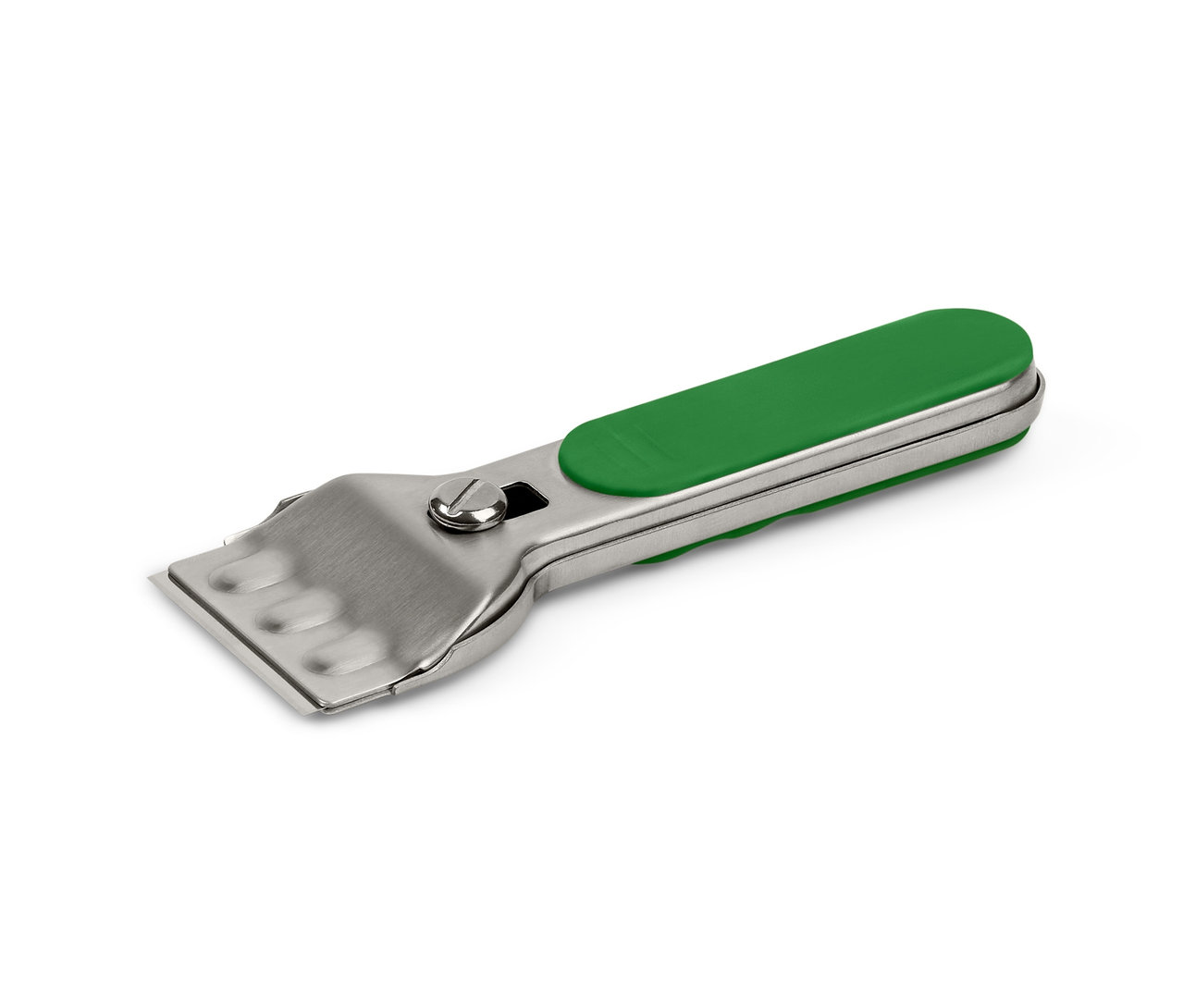 Yeşil saplı bir kazıma aleti