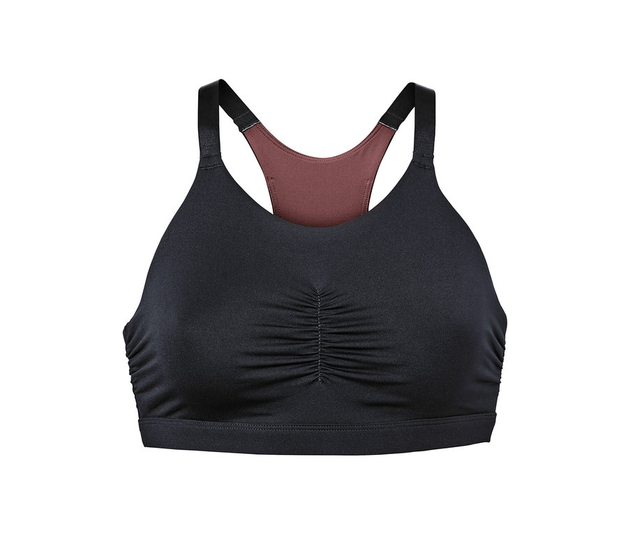 Siyah spor büstiyer.