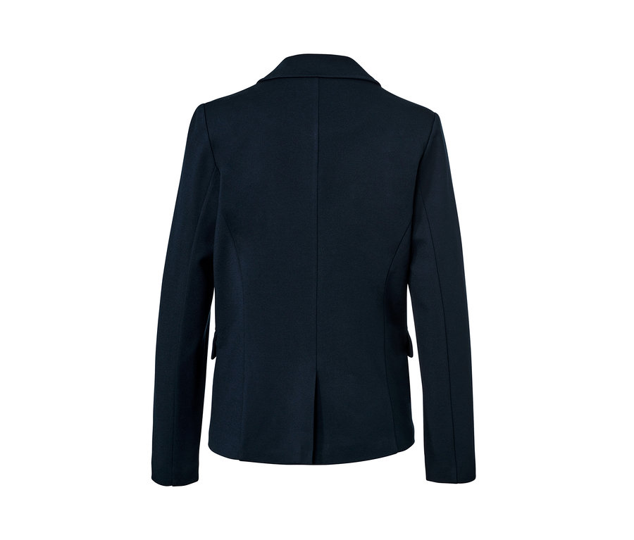 Jersey Blazer Ceketin arka detay görünümü.