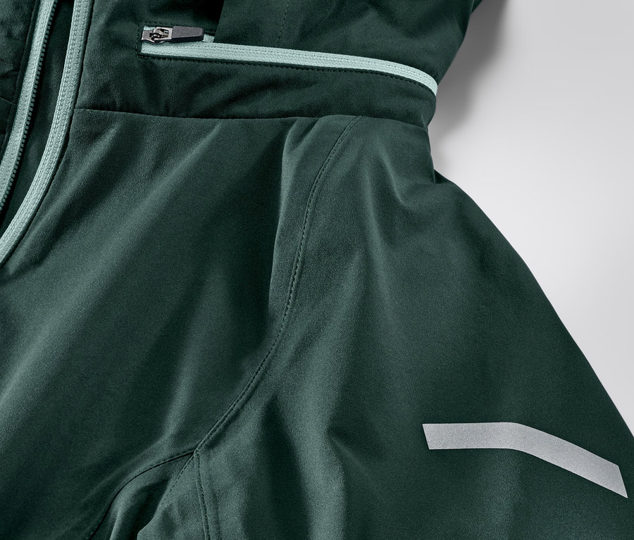 Bisiklet yağmurluğunun detayı