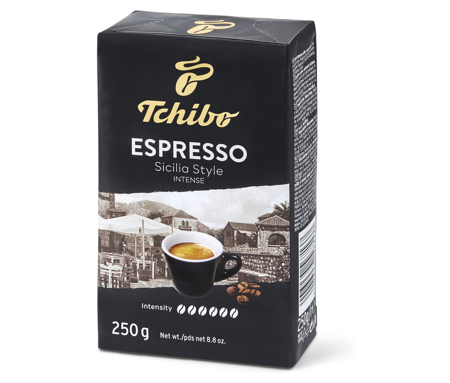 Bir paket Espresso Sicilia Style Öğütülmüş Kahve 250 g.