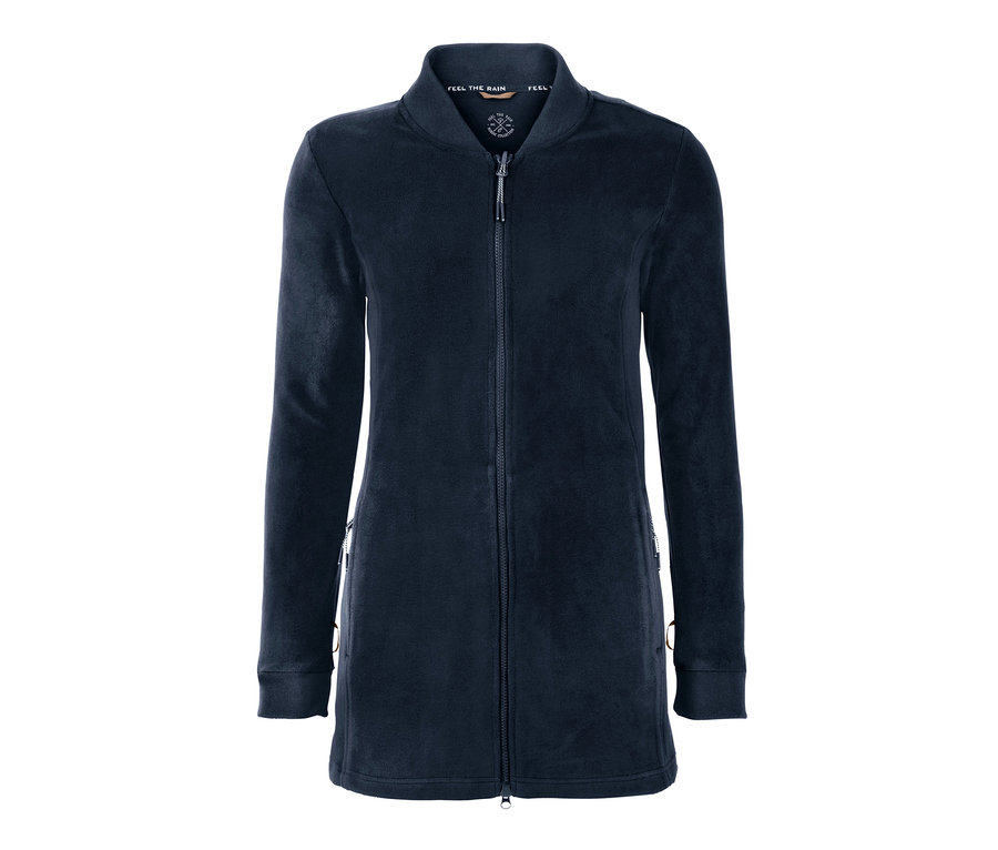 Bej renginde, fermuarlı, 3'ü 1 arada fonksiyonel outdoor palto.