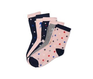 2x lacivert-pembe, 2x pembe-siyah, 1x kırçıllı gri-pembe
