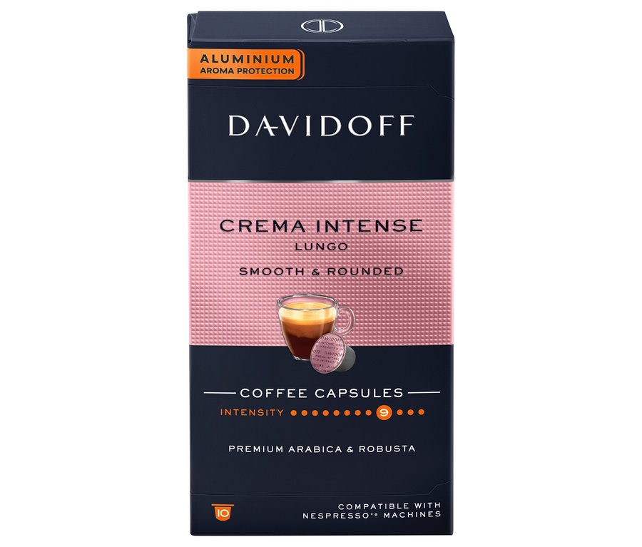 DAVIDOFF CAFÉ Crema Intense Lungo - 10 kapsül