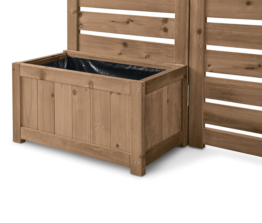 Saksılı Paravan »Tinus« detayı. 