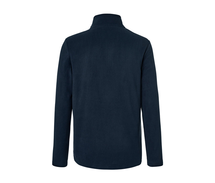 Lacivert renkli bir Mikropolar Montun arka görünümü.