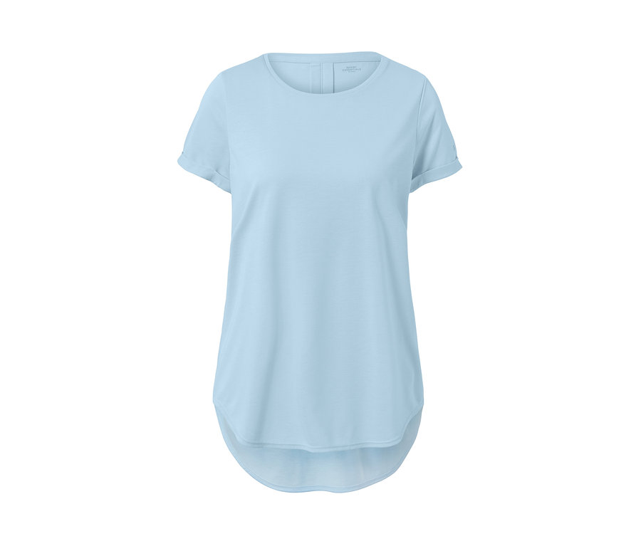 Açık mavi uzun kollu tişört