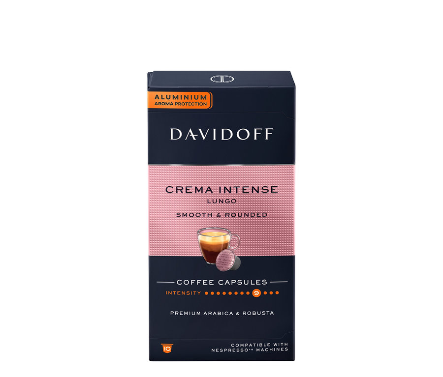 DAVIDOFF CAFÉ Crema Intense kapsül paketi.