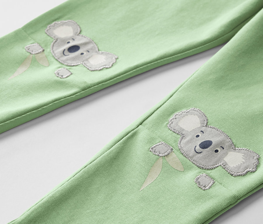 Koala ve dondurma desenli 2 adet çocuk taytı.