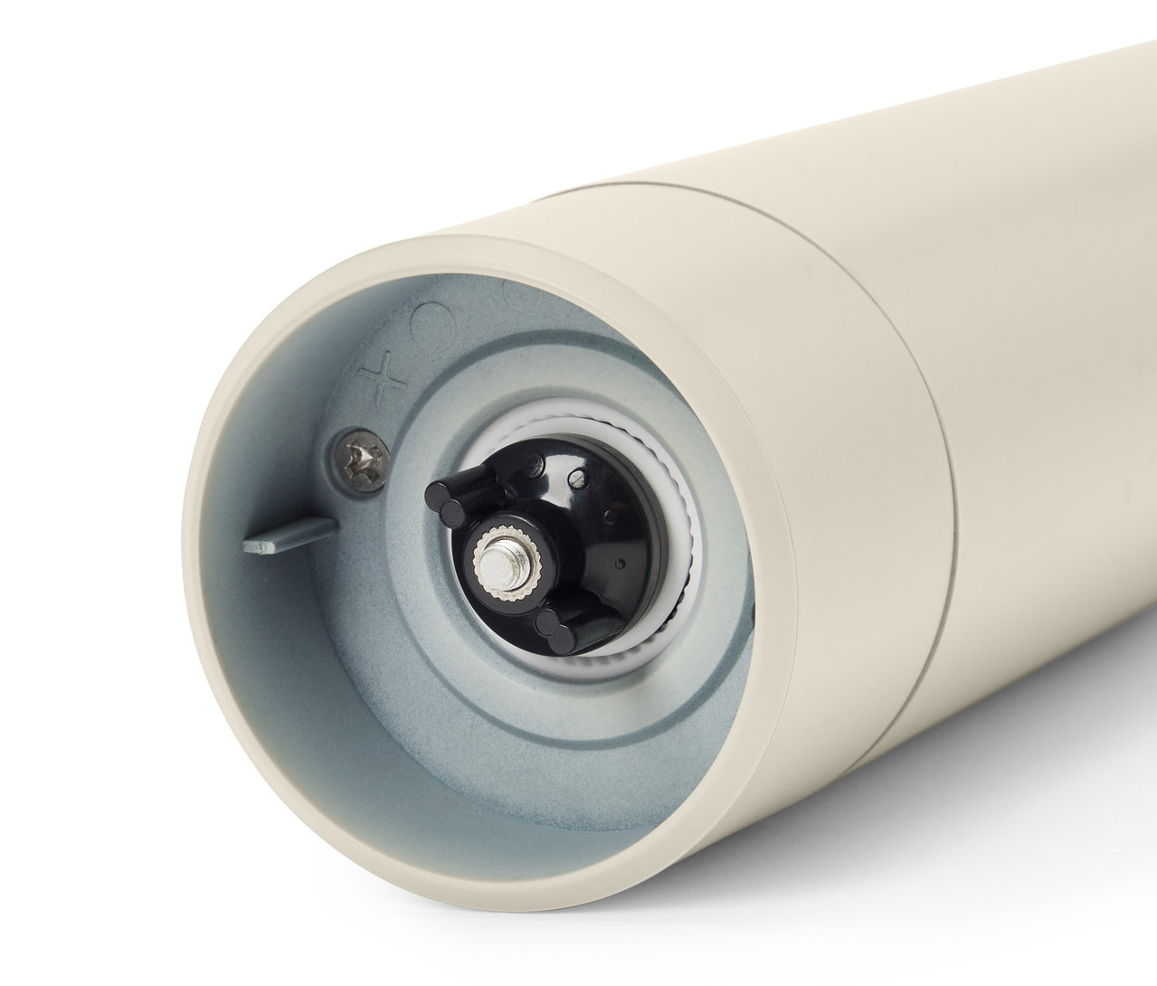 Elektrikli tuz veya baharat değirmeni detayı.